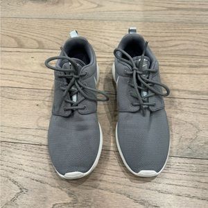 Gray Nike Roshes